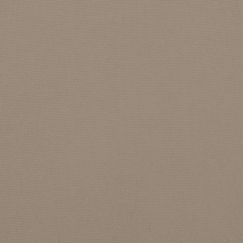 Gartenbank-Auflagen 2 Stk. Taupe 150x50x7 cm Oxford-Gewebe
