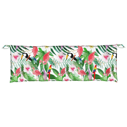 Gartenbank-Auflagen 2 Stk. Mehrfarbig 150x50x7 cm Stoff