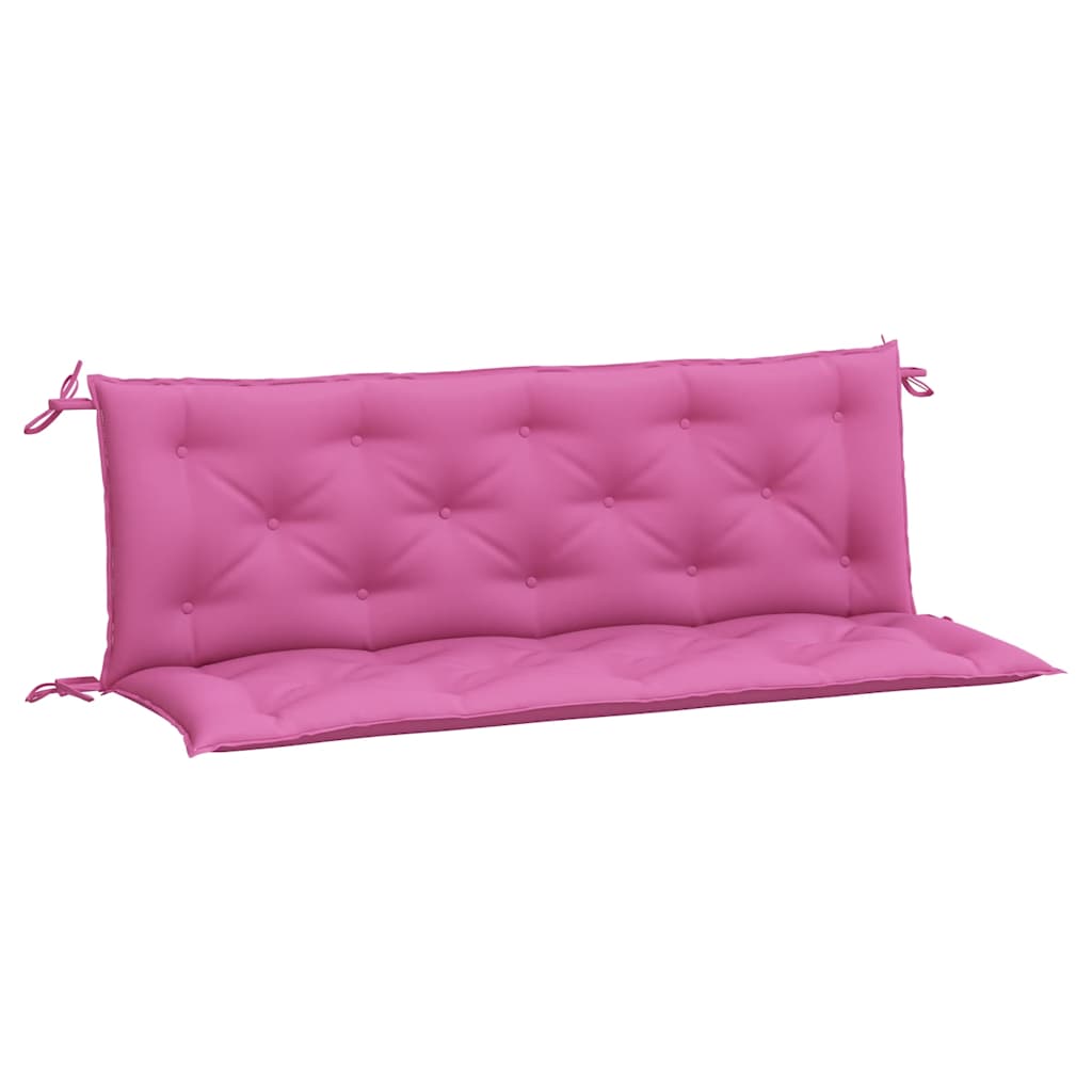 Gartenbank-Auflagen 2 Stk. Rosa 150x50x7 cm Stoff