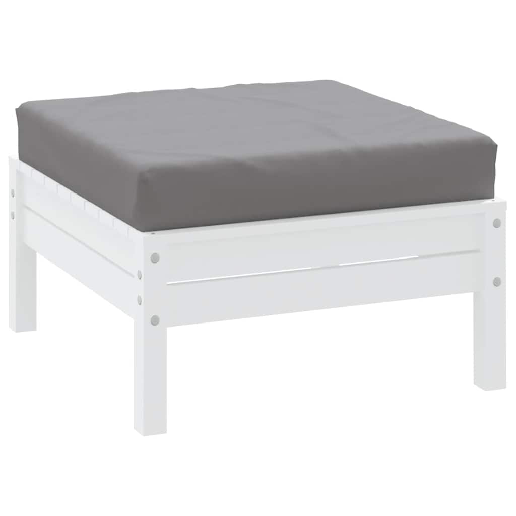 Palettenkissen Grau 60x60x9,5 cm Oxford-Gewebe