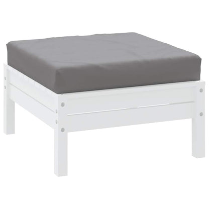 Palettenkissen Grau 60x60x9,5 cm Oxford-Gewebe