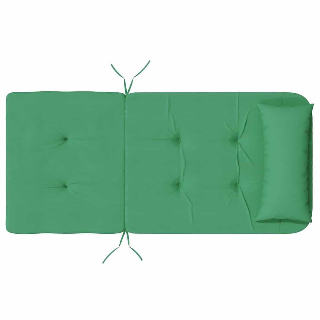 Stuhlkissen Uni 2 pcs Grün 58 x 77 x 4,5 cm Oxford-Stoff