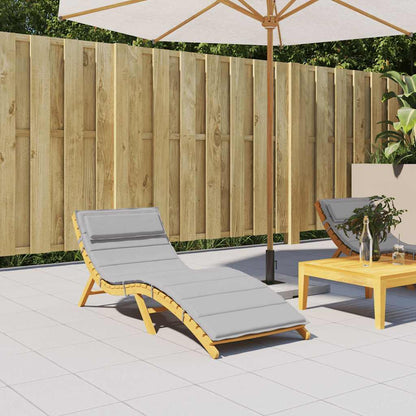 Sonnenliegen-Auflage Grau 180x60x4 cm Oxford-Gewebe