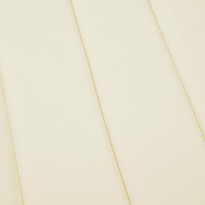 Sonnenliegen-Auflage Creme 180x60x4 cm Oxford-Gewebe