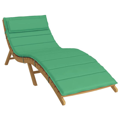 Sonnenliegen-Auflage Grün 180x60x4 cm Oxford-Gewebe