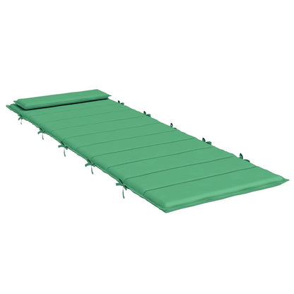 Sonnenliegen-Auflage Grün 180x60x4 cm Oxford-Gewebe