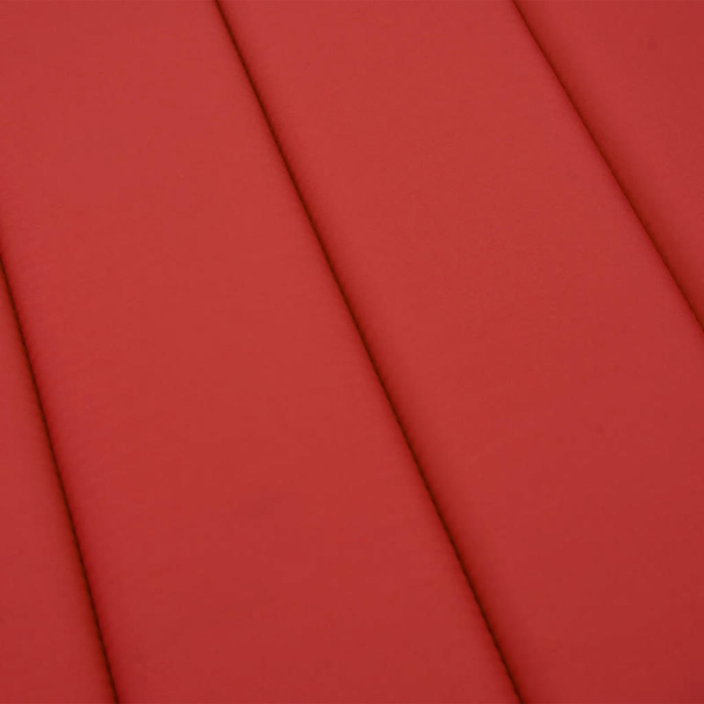 Sonnenliegen-Auflage Rot 180x60x4 cm Oxford-Gewebe