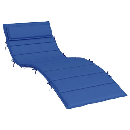 Sonnenliegen-Auflage Königsblau 180x60x4 cm Oxford-Gewebe