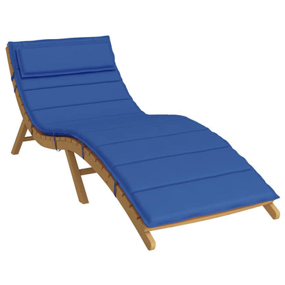 Sonnenliegen-Auflage Königsblau 180x60x4 cm Oxford-Gewebe
