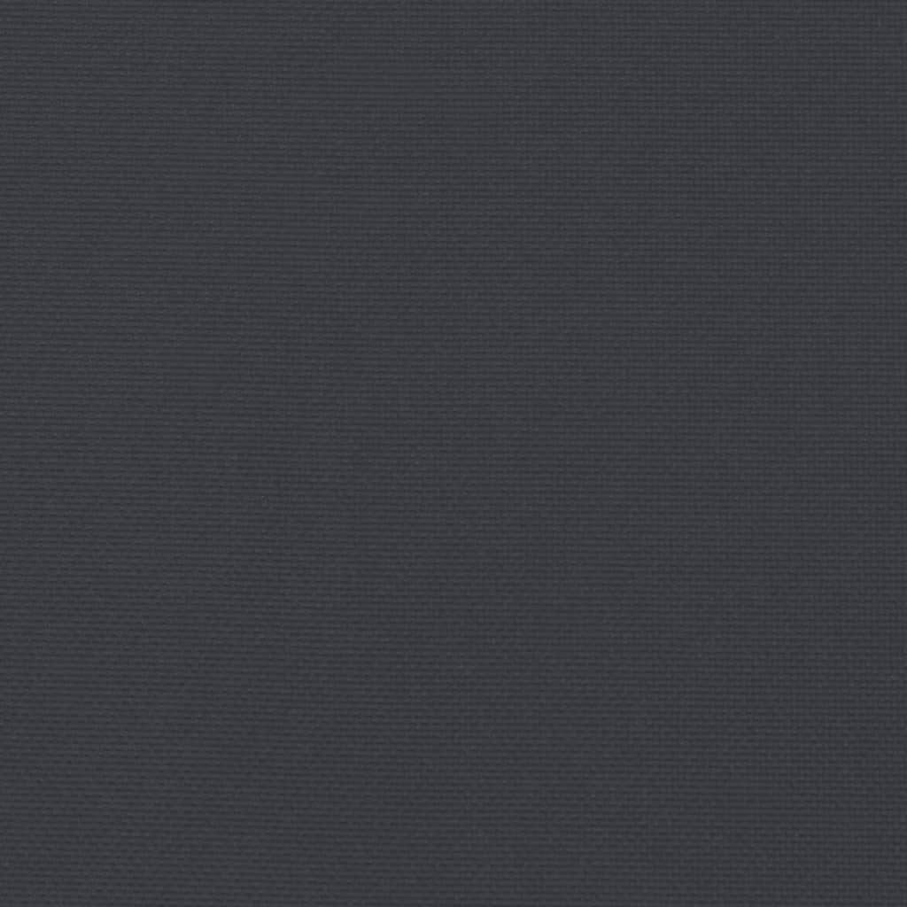 Kissen Rund Schwarz Ø 100x11 cm Oxford-Gewebe