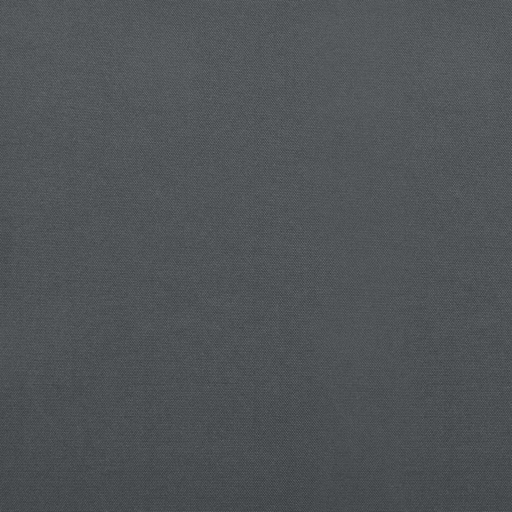 Markise Einziehbar Anthrazit 3x2,5 m Stoff und Aluminium