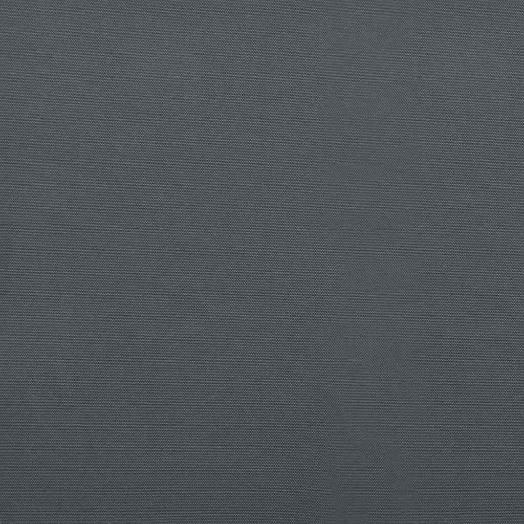 Markise Einziehbar Anthrazit 3,5x2,5 m Stoff und Aluminium