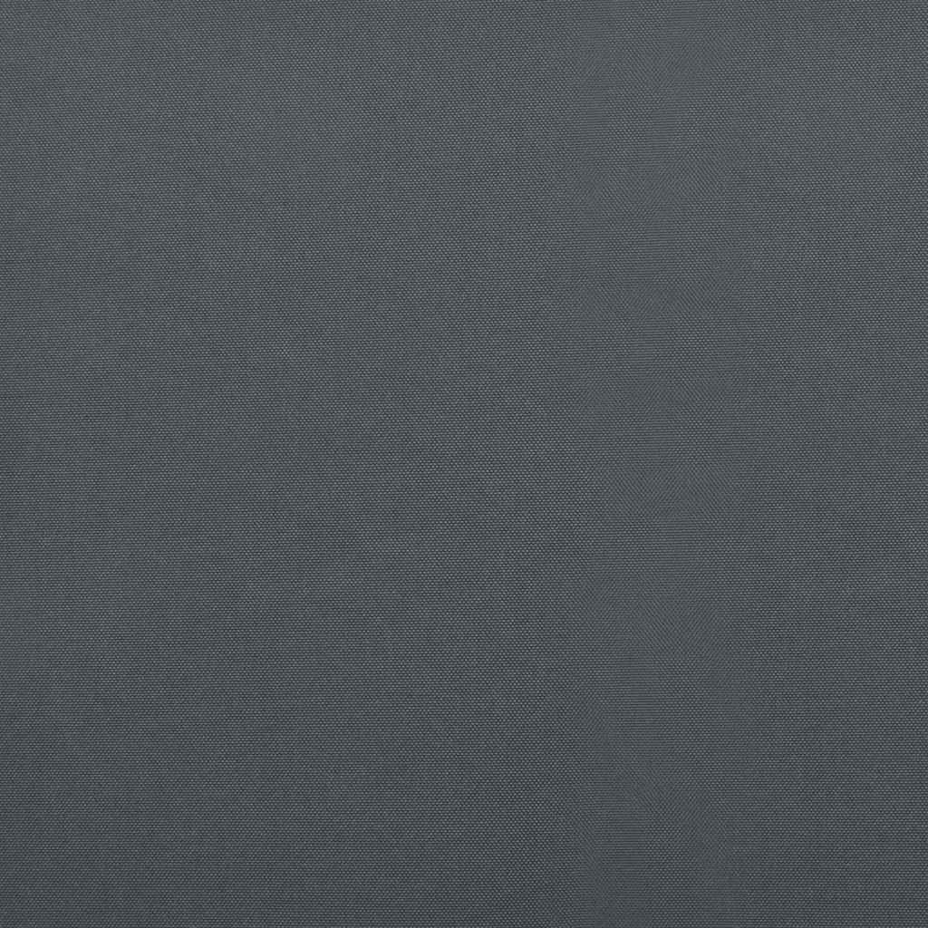 Markise Einziehbar Anthrazit 3x2,5 m Stoff und Aluminium