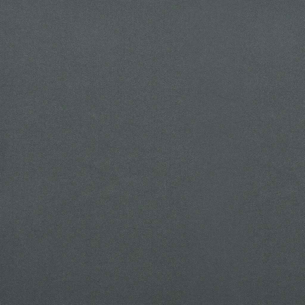 Markise Einziehbar Anthrazit 5x3 m Stoff und Aluminium