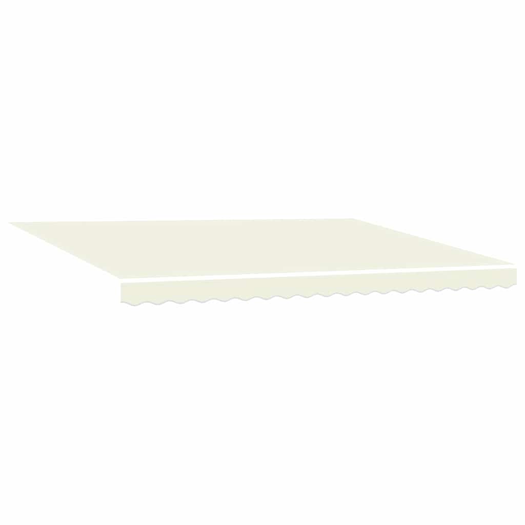 Manuelle Markise 4 x 3 m Creme 100% Polyester