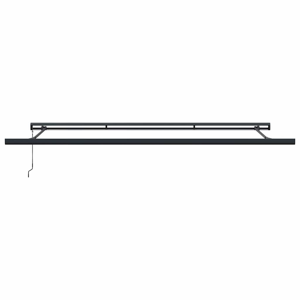Markise Einziehbar Gelb und Weiß 4x3 m Stoff und Aluminium