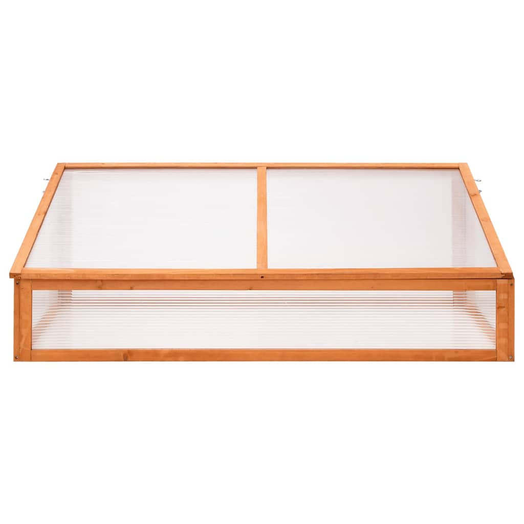 Serre orange 110x58,5x39 cm bois de sapin