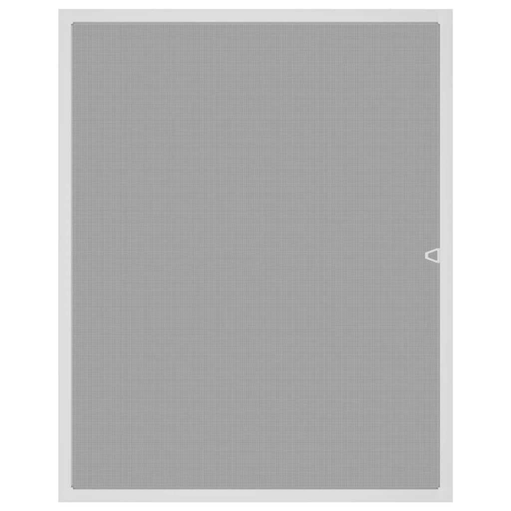 Insektenschutz für Fenster Weiß 80x100 cm