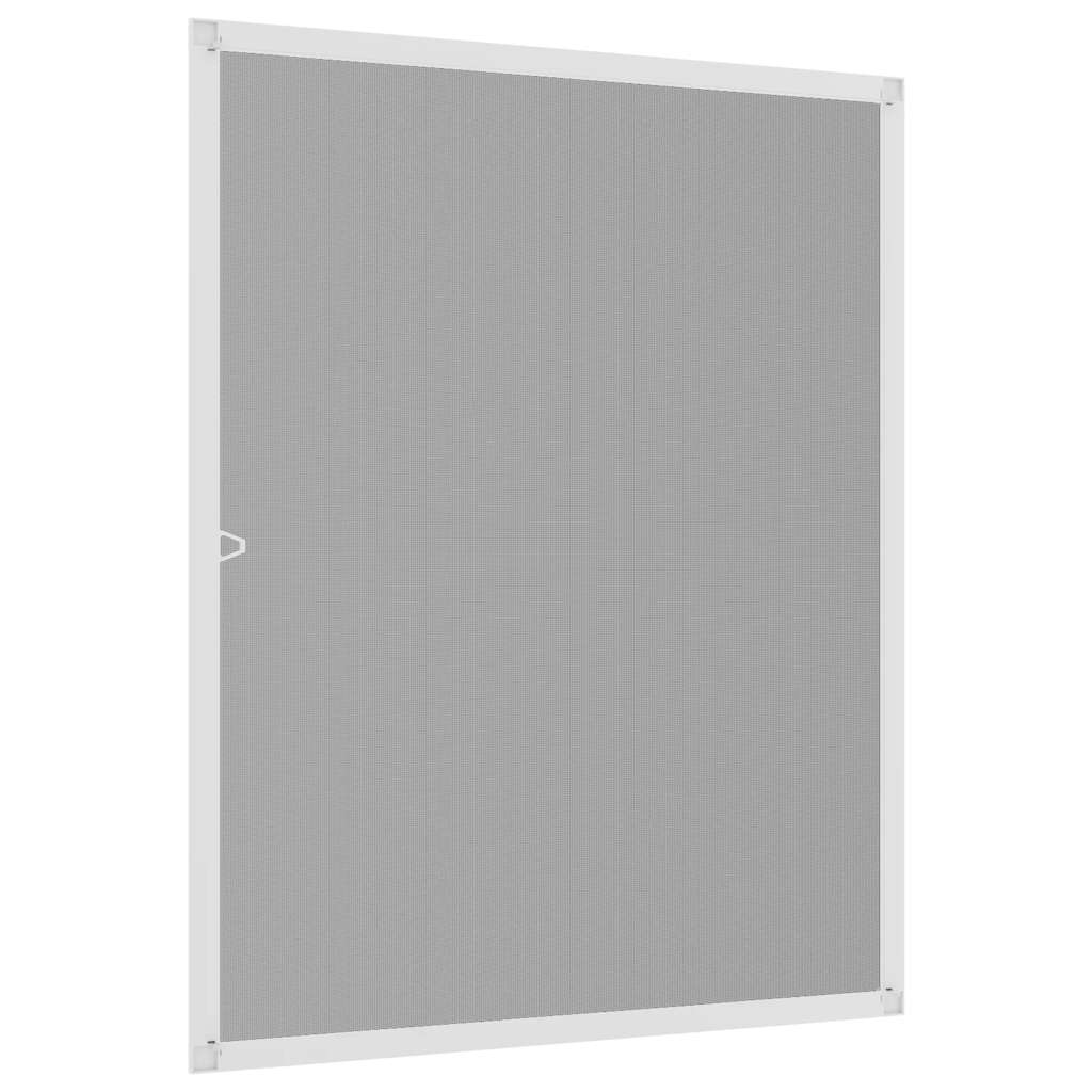 Insektenschutz für Fenster Weiß 80x100 cm