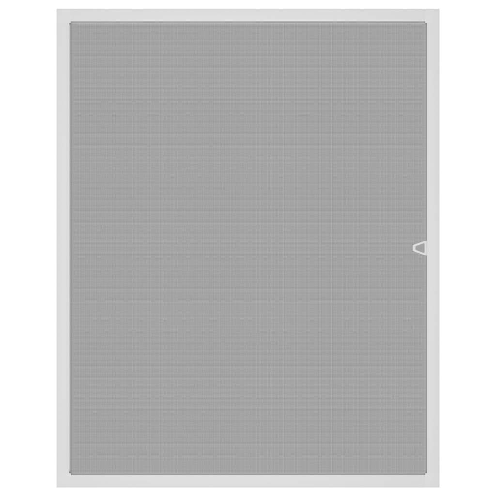 Insektenschutz für Fenster Weiß 100x120 cm