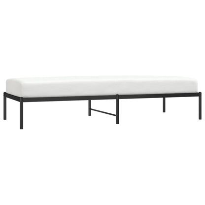 Bettgestell Metall Schwarz 80x200 cm