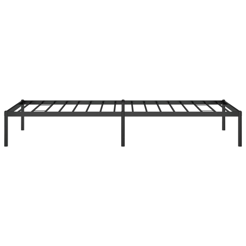 Bettgestell Metall Schwarz 80x200 cm