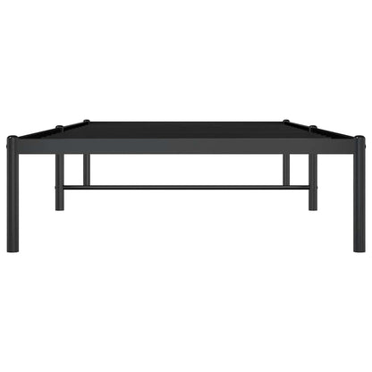 Bettgestell Metall Schwarz 90x200 cm