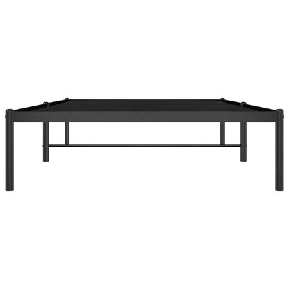 Bettgestell Metall Schwarz 100x200 cm