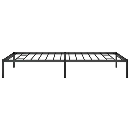 Bettgestell Metall Schwarz 100x200 cm