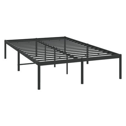 Bettgestell Metall Schwarz 120x190 cm