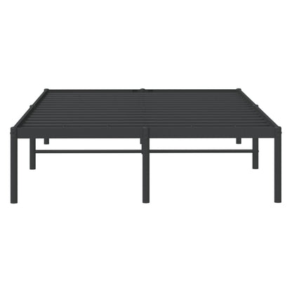 Bettgestell Metall Schwarz 120x190 cm