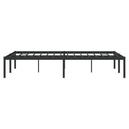 Bettgestell Metall Schwarz 120x190 cm