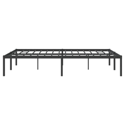 Bettgestell Metall Schwarz 150x200 cm