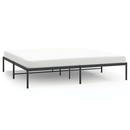 Bettgestell Metall Schwarz 180x200 cm