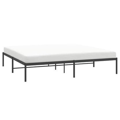 Bettgestell Metall Schwarz 180x200 cm