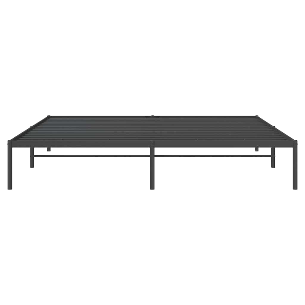 Bettgestell Metall Schwarz 180x200 cm