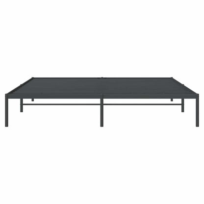 Bettgestell Metall Schwarz 183x213 cm