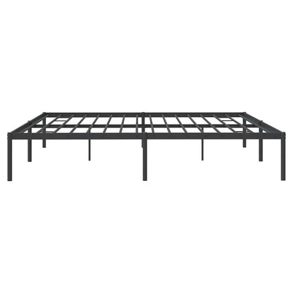 Bettgestell Metall Schwarz 200x200 cm