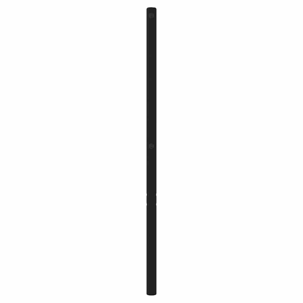 Ersatz-Kopfteil Metall Schwarz 200 cm