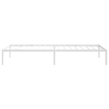 Bettgestell Metall Weiß 80x200 cm