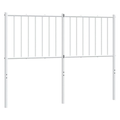 Ersatz-Kopfteil Metall Weiß 120 cm