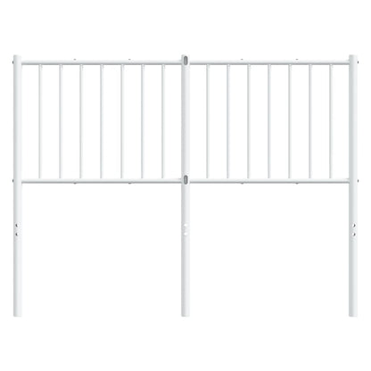 Ersatz-Kopfteil Metall Weiß 120 cm