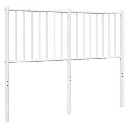 Ersatz-Kopfteil Metall Weiß 120 cm