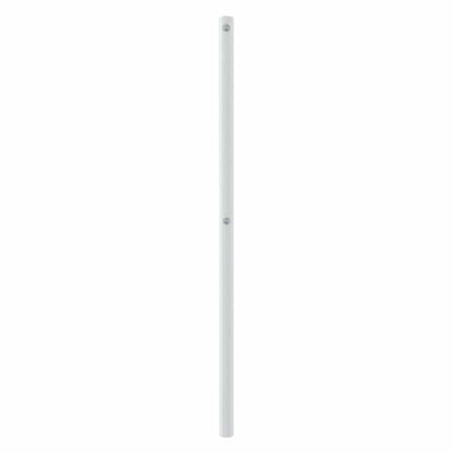 Ersatz-Kopfteil Metall Weiß 180 cm