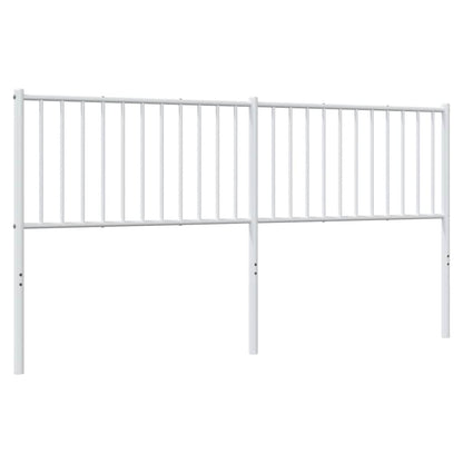 Ersatz-Kopfteil Metall Weiß 180 cm