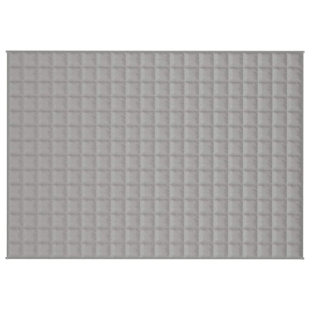 Gewichtsdecke Grau 137x200 cm 10 kg Stoff