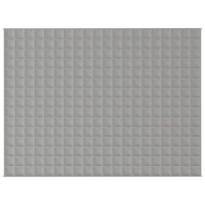 Gewichtsdecke Grau 152x203 cm 7 kg Stoff