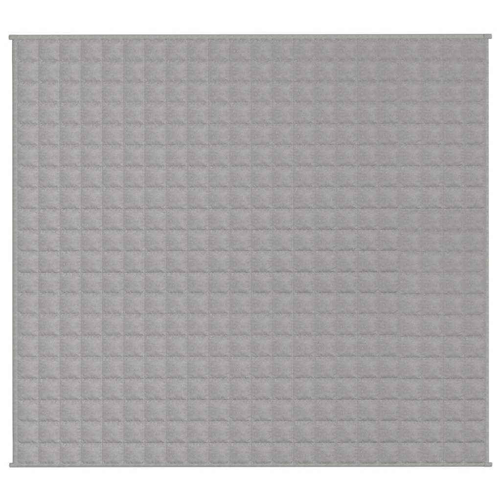 Gewichtsdecke Grau 200x220 cm 13 kg Stoff