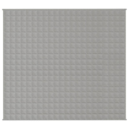 Gewichtsdecke Grau 200x230 cm 13 kg Stoff