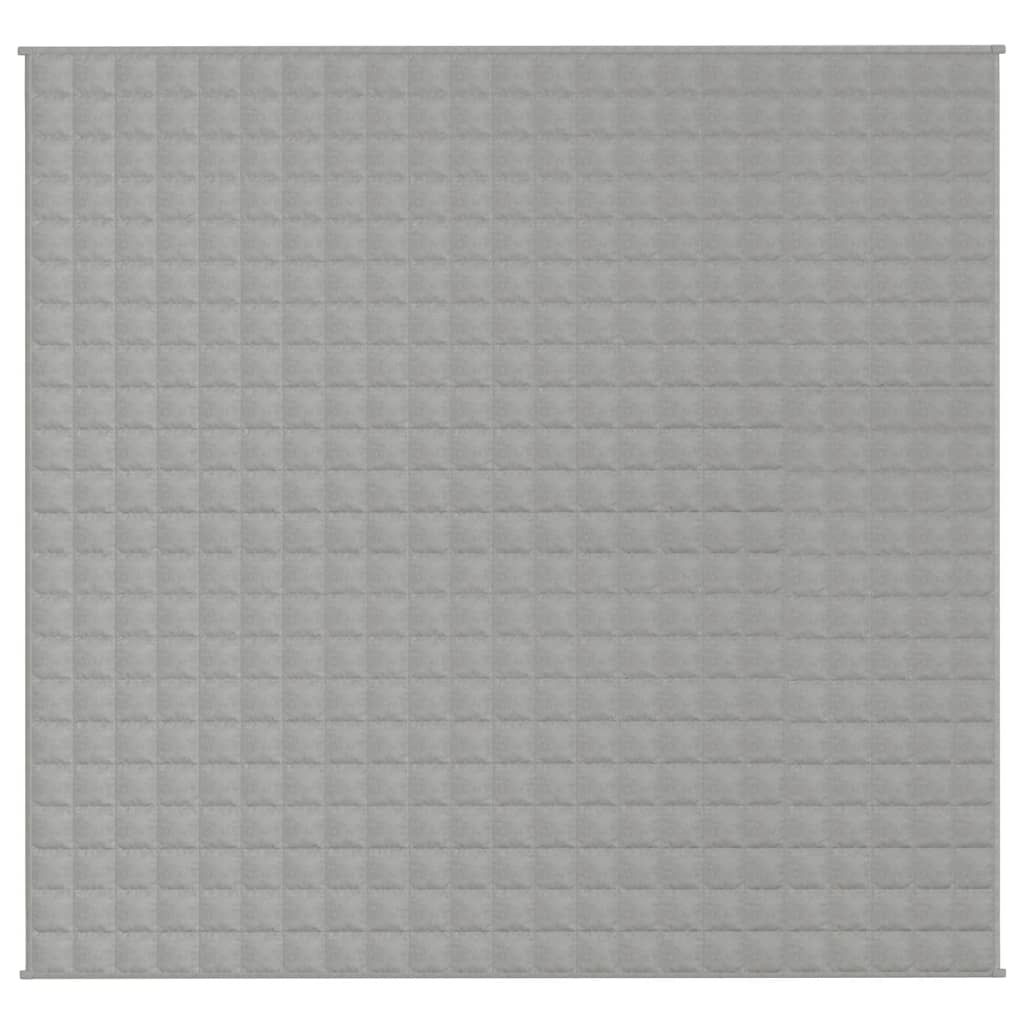 Gewichtsdecke Grau 220x230 cm 11 kg Stoff